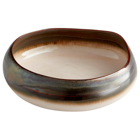 Cyan Allurement Bowl 10824 - Desert Sand