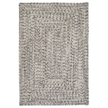 Corsica CC19 Silver Shimmer Indoor/Outdoor Area Rug, Square 10'x10'