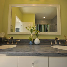 Vanity backsplash