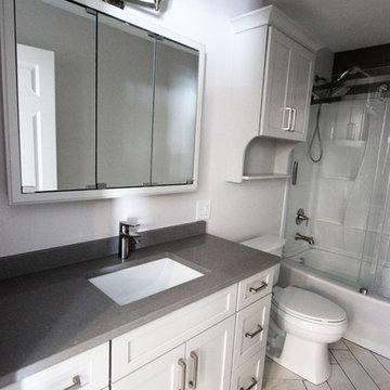 Waypoint LivingSpaces 410F Painted Stone Cabinets