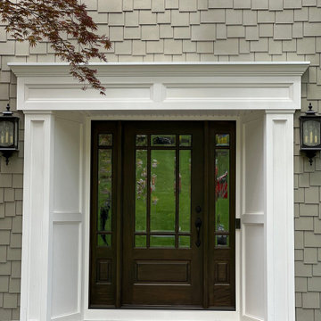 Port Murray, NJ — James Hardie Staggered Shake & New Decking