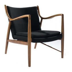 Finn Juhl No.45 Chair Reproduction ( Fabric ) - Armchairs And Accent Chairs