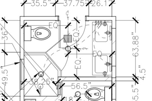 Master bath vanity backsplash height and walls?