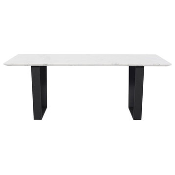 Lazzaro Dining Table white marble
