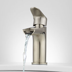 PAGOSA WATERFALL SINGLE-HOLE BATHROOM FAUCET - Bathroom Sink Faucets