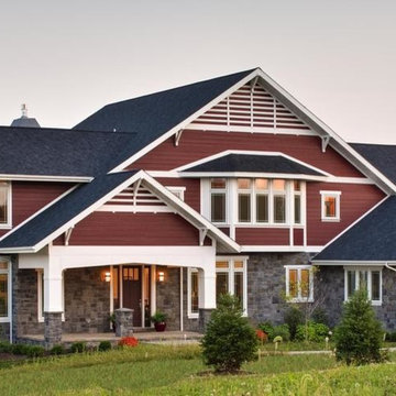 Farmhouse Exterior Stone Wall