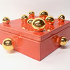 Tuscan ND Dolfi 7.25x7.25" Square Box with Gold Orbs