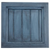 63" West Winds Credenza, Base: Midnight Blue, Top: Caribbean Rum