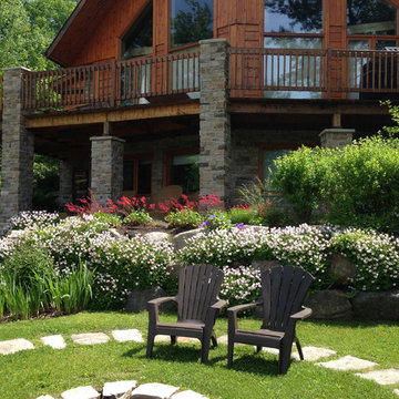 Chalet St-Donat, country house landscape