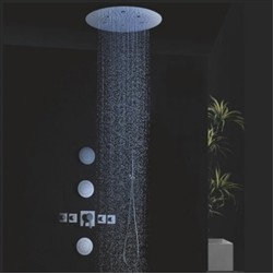 Billa Recessed Shower Head Shower System Color Changing Water Powered Led Shower - Showerheads And Body Sprays