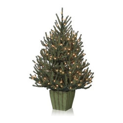Balsam Hill Potted Baby Spruce Artificial Christmas Tree - Christmas Trees