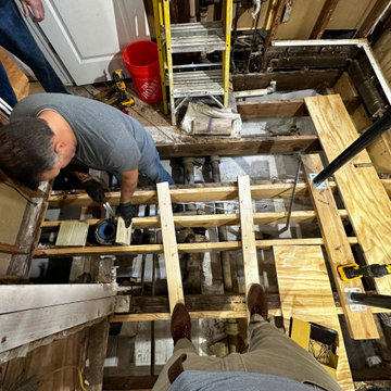 Current Canton water damaged main floor and Bathroom renovation