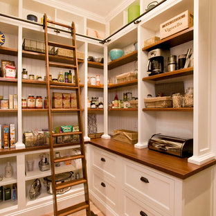 75 Beautiful Kitchen Pantry With Shaker Cabinets Pictures Ideas