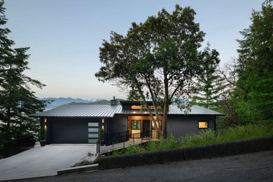 Example of a trendy exterior home design in Vancouver