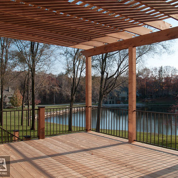 Jewell - Cedar deck with pergola