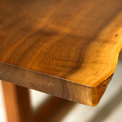 Walnut table and bench - Dining Tables