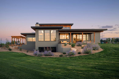 Example of a trendy exterior home design in Denver