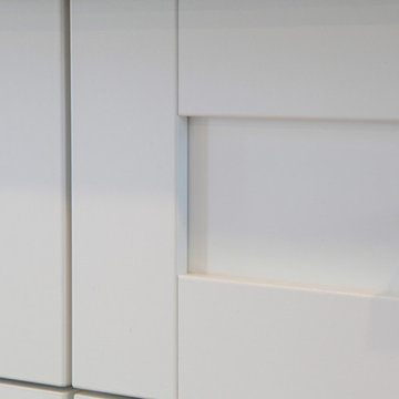 Porte en polyester blanc