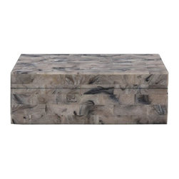 Worlds Away Quincy Hand Crafted Decorative Box - Storage Bins And Boxes