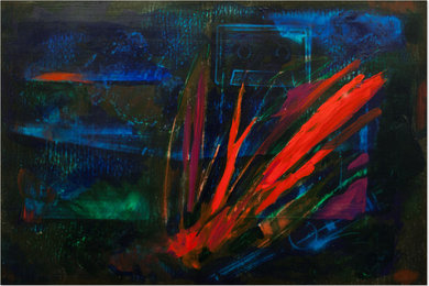 Abstract Artwork, Canyon Glow - Print Commission - 25.5 x 20.5 unframed
