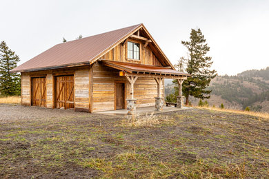 Mountain style exterior home photo in Other