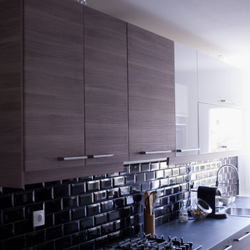 amenagement / décoration d'une cuisine et d'une salle de bain