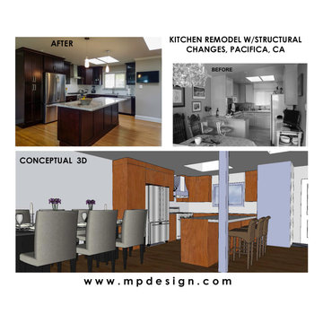 Pacifica Kitchen Remodel w/structual changes