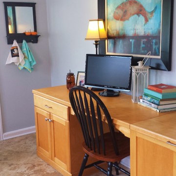Kitchen Desk Nook AFTER Redesign
