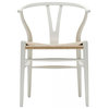Woodcord Natural Chair, White