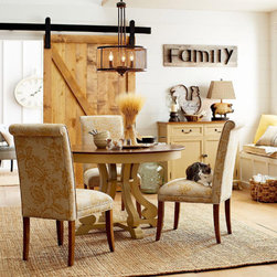 Marchella Collection - Antique Ivory Dining Collection - Dining Tables