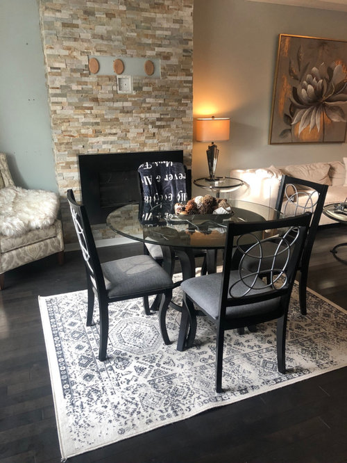 help! need ideas for rug under couch