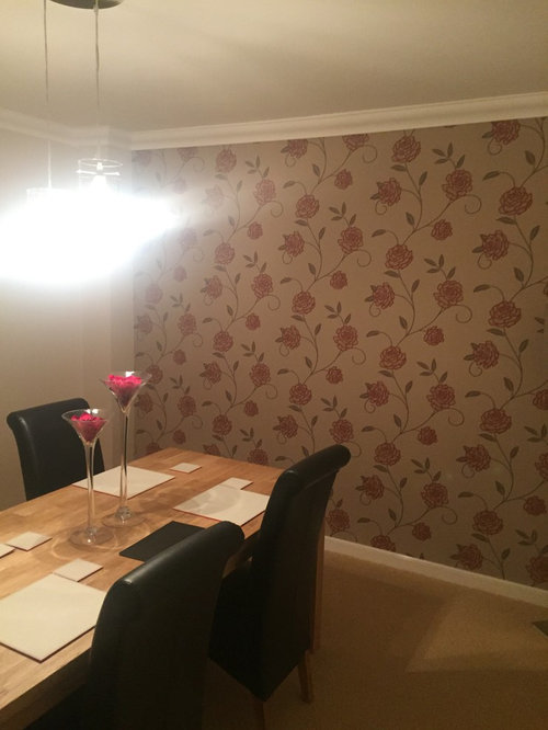 Striped wallpaper horizontal or vertical? Houzz UK