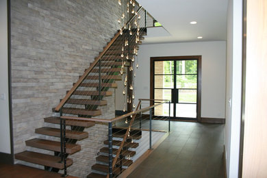 Example of a trendy home design design in Richmond