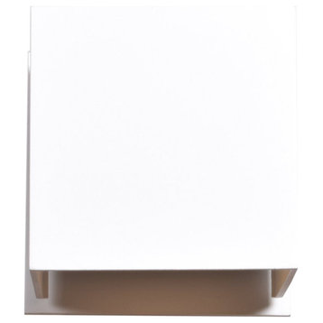 Access Square Bi-Directional Outdoor LED Wall Mount 20399LEDMG-WH, White