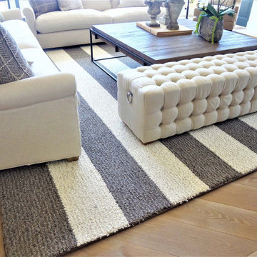 Winter Palace Custom Large Stripe Rug