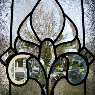 Craftsman & Traditional Leaded, Beveled & Stained Glass Entry doors & side-lites