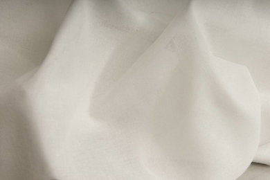 Lino bianco naturale per arredo, tende e tendaggi