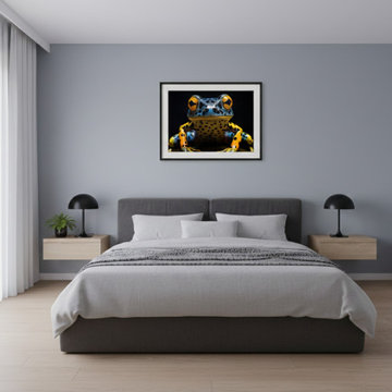 A Glimpse of the Exotic Poison Dart Frog Contemporary Wall Art