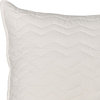 Shell Pillowcase Sham, Ivory, Standard