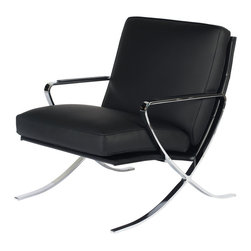 Pierre Occasional Chair with Arms | Black - Armchairs And Accent Chairs