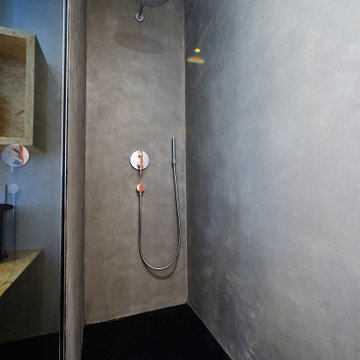 Creative Bathroom with Walk-in