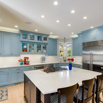 Beautiful Blue Kitchen