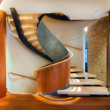 Modern Curved Stairs