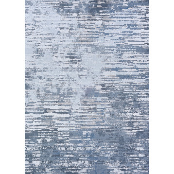 Couristan Serenity Cryptic Gray-Opal Rug 7'10"x10'9"