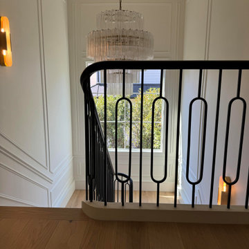 Project #134 | Straight Staircase with Elliptical Stringer
