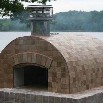 The Kenny Family Wood Fired Brick Pizza Oven in Maine