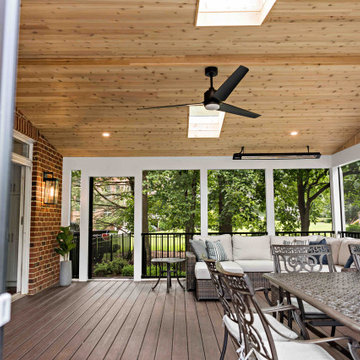 Beautiful Home Gym Addition & Screened Porch Remodel