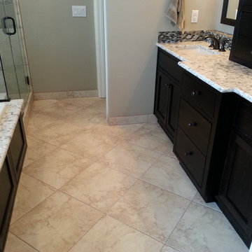 Hall master and kids bath remodels