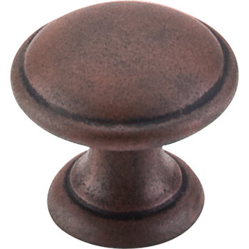 Top Knobs  -  Rounded Knob 1 1/4" - Patina Rouge