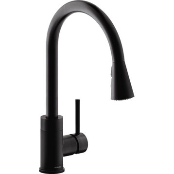 Elkay LKAV3031 Avado 1.8 GPM 1 Hole Pull Down Kitchen Faucet - - Matte Black
